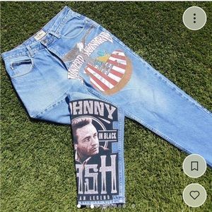 Custom Denim Lynyrd Skynyrd Johnny Cash
